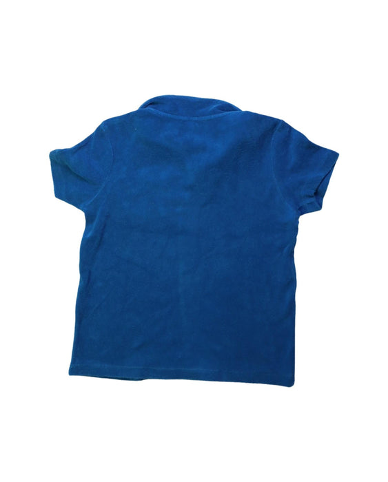 A Blue Short Sleeve Polos from Jacadi in size 10Y for boy. (Back View)