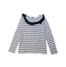 A Black Long Sleeve Tops from Jacadi in size 8Y for girl. (Front View)