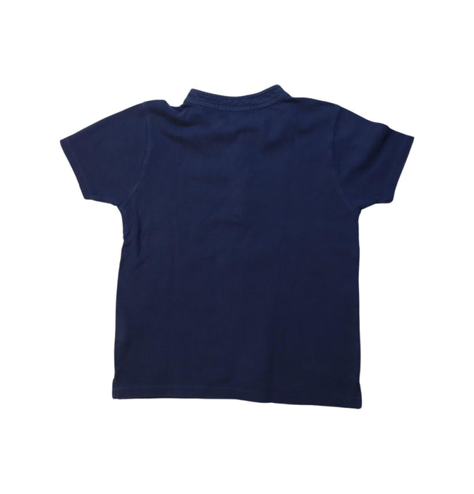 A Navy Short Sleeve Polos from Bonpoint in size 8Y for boy. (Back View)