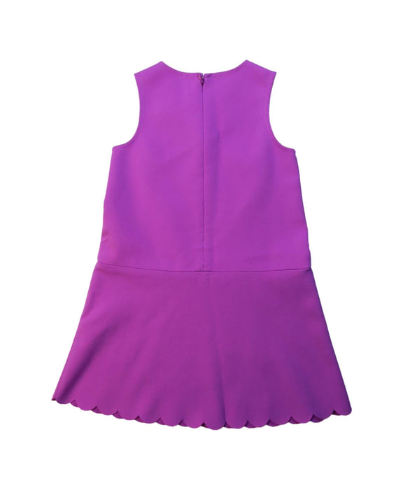 A Purple Sleeveless Dresses from Crewcuts in size 4T for girl. (Back View)