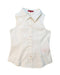 A White Sleeveless Shirts from Nicholas & Bears in size 8Y for girl. (Front View)