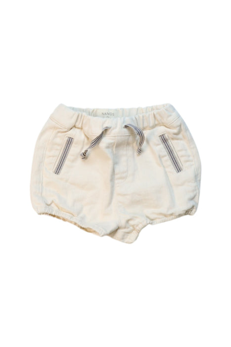 A White Bloomers from Nanos in size 6-12M for girl. (Front View)