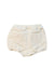 A White Bloomers from Nanos in size 6-12M for girl. (Back View)