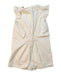 A Ivory Short Sleeve Rompers from Seed in size 5T for girl. (Back View)