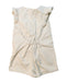 A Ivory Short Sleeve Rompers from Seed in size 4T for girl. (Back View)