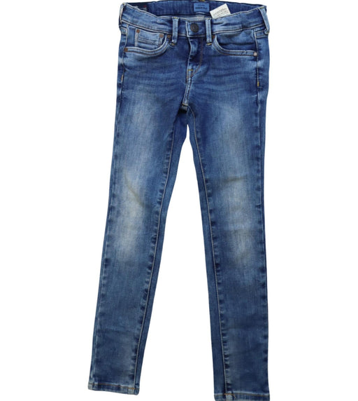 A Blue Jeans from Pepe Jeans in size 7Y for girl. (Front View)