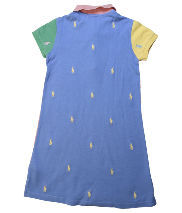 A Multicolour Short Sleeve Dresses from Polo Ralph Lauren in size 5T for girl. (Back View)