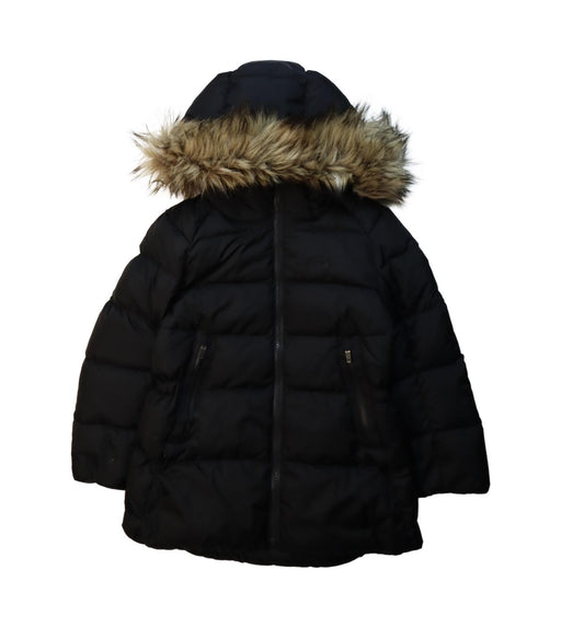 A Black Puffer/Quilted Jackets from Polo Ralph Lauren in size 6T for neutral. (Front View)