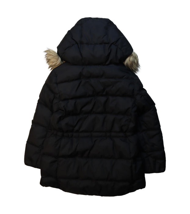 A Black Puffer/Quilted Jackets from Polo Ralph Lauren in size 6T for neutral. (Back View)