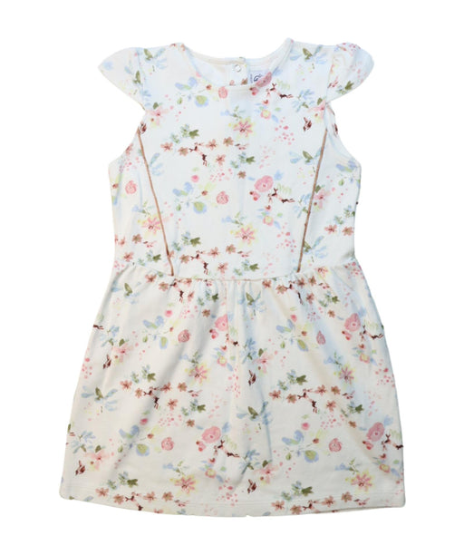 A Multicolour Sleeveless Dresses from Petit Bateau in size 8Y for girl. (Front View)