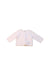 A Pink Cardigans from Petit Bateau in size 0-3M for girl. (Front View)