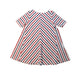 A Multicolour Short Sleeve Dresses from Petit Bateau in size 8Y for girl. (Back View)