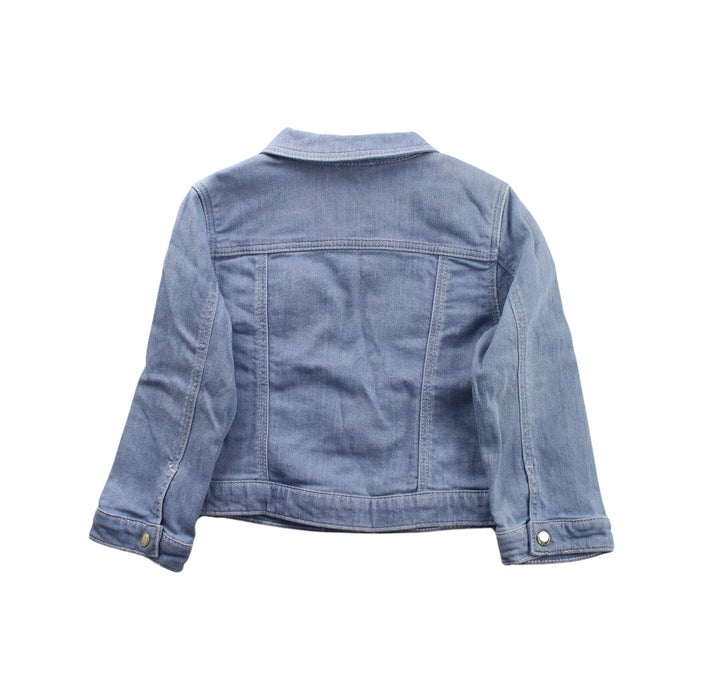 A Blue Lightweight Jackets from Chloe in size 2T for girl. (Back View)