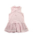 A Pink Sleeveless Dresses from Jacadi in size 3T for girl. (Back View)