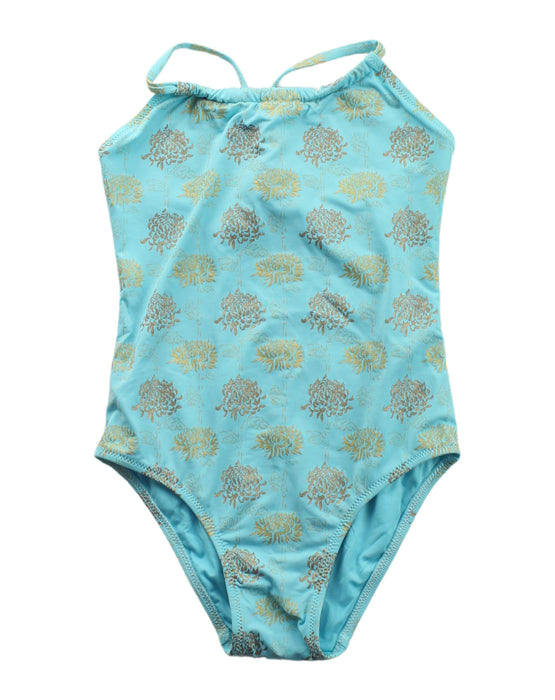 A Blue Swimsuits from Vilebrequin in size 2T for girl. (Front View)