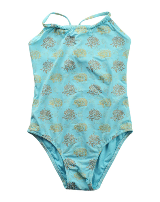 A Blue Swimsuits from Vilebrequin in size 2T for girl. (Front View)