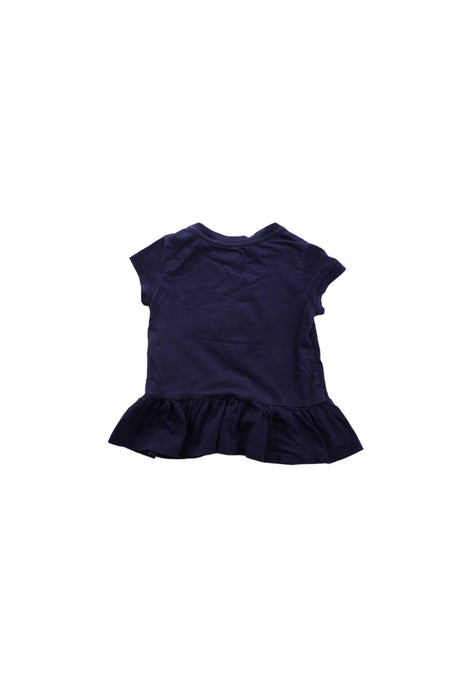 A Blue Short Sleeve Dresses from Ralph Lauren in size 6-12M for girl. (Back View)