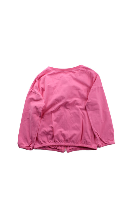 A Pink Long Sleeve Tops from Kingkow in size 6T for girl. (Back View)