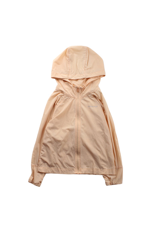 A Beige Lightweight Jackets from Moody Tiger in size 4T for girl. (Front View)