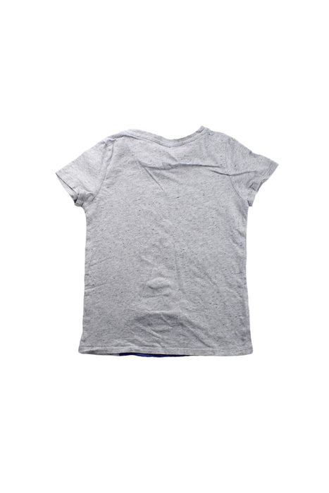 A Blue Short Sleeve T Shirts from Seed in size 6T for boy. (Back View)