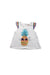 A White Sleeveless Tops from Hatley in size 5T for girl. (Front View)