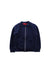 A Blue Zippered Sweatshirts from La Compagnie des Petits in size 5T for boy. (Front View)