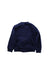 A Blue Zippered Sweatshirts from La Compagnie des Petits in size 5T for boy. (Back View)