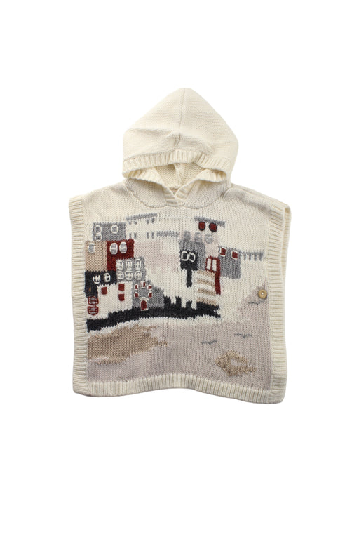 A White Capes & Ponchos from Bonpoint in size 2T for boy. (Front View)