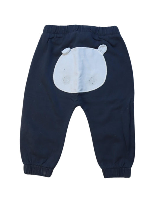 A Navy Sweatpants from Newbie in size 6-12M for boy. (Back View)