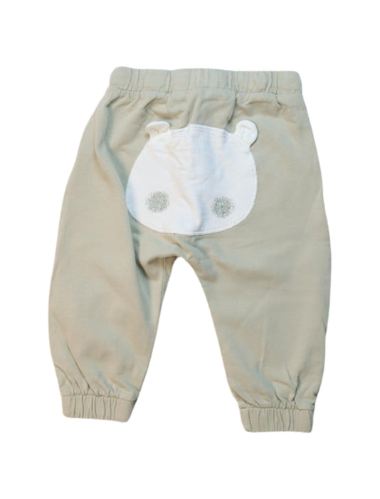 A Beige Sweatpants from Newbie in size 6-12M for boy. (Back View)