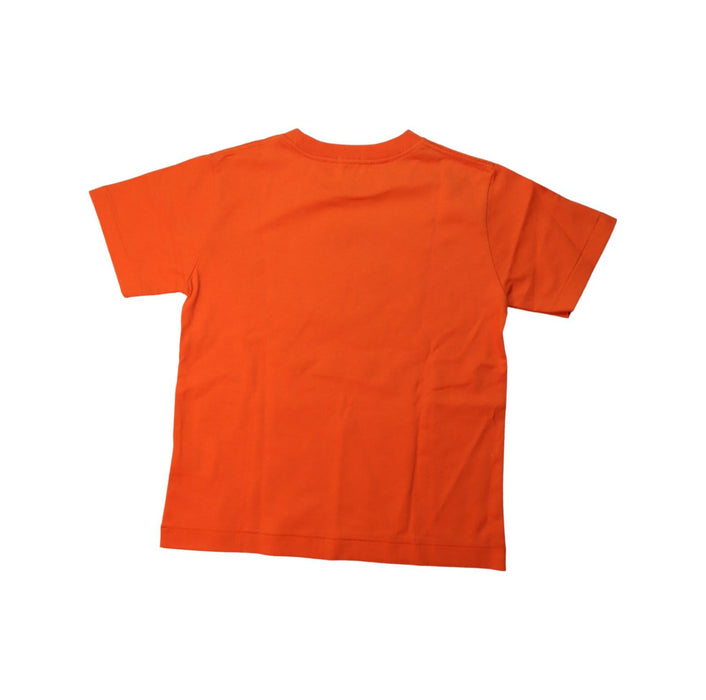 A Orange Short Sleeve T Shirts from BAPE KIDS in size 7Y for boy. (Back View)