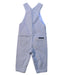 A Blue Long Overalls from Jacadi in size 6-12M for boy. (Back View)