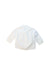 A White Long Sleeve Shirts from Jacadi in size 3-6M for boy. (Back View)