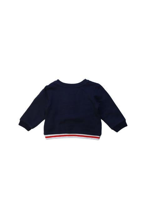 A Navy Crewneck Sweatshirts from Jacadi in size 6-12M for boy. (Back View)