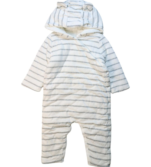 A White Long Sleeve Jumpsuits from Seed in size 6-12M for neutral. (Front View)