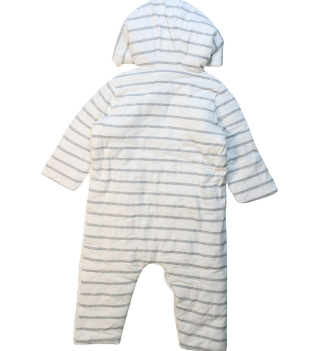 A White Long Sleeve Jumpsuits from Seed in size 6-12M for neutral. (Back View)