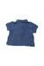 A Blue Short Sleeve Polos from Ralph Lauren in size 0-3M for boy. (Back View)