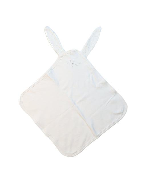 A White Safety Blankets from Petit Bateau in size O/S for neutral. (Front View)