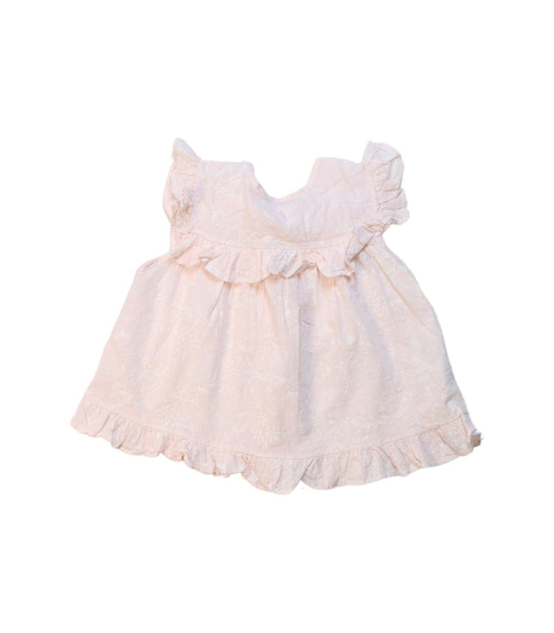 A Pink Short Sleeve Tops from Aosta in size 4T for girl. (Front View)