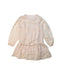 A Pink Long Sleeve Dresses from Chloe in size 6T for girl. (Front View)