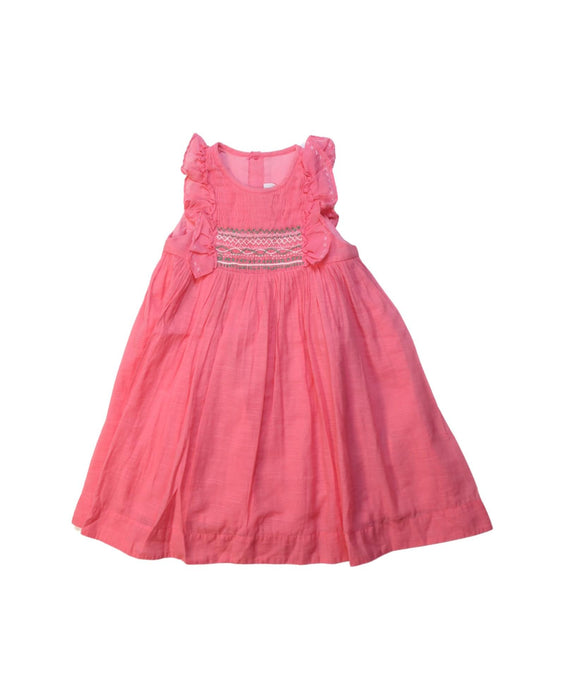 A Pink Sleeveless Dresses from Tartine et Chocolat in size 2T for girl. (Front View)