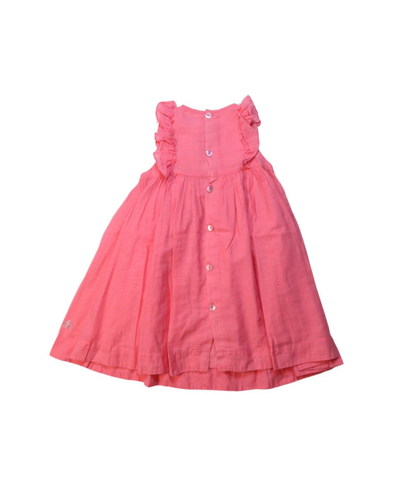 A Pink Sleeveless Dresses from Tartine et Chocolat in size 2T for girl. (Back View)