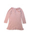 A Pink Long Sleeve Dresses from Dior in size 3T for girl. (Back View)