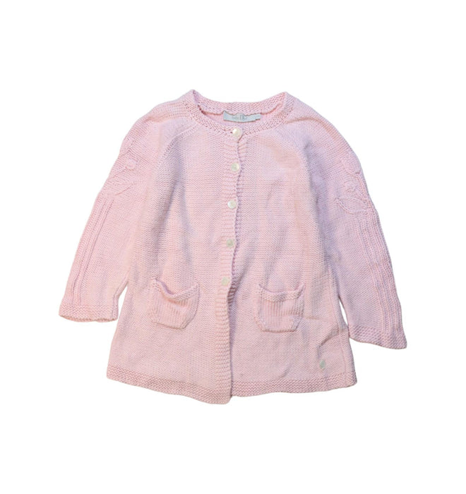 A Pink Cardigans from Dior in size 3T for girl. (Front View)