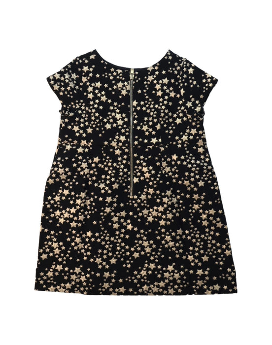 A Gold Short Sleeve Dresses from Bonpoint in size 3T for girl. (Back View)