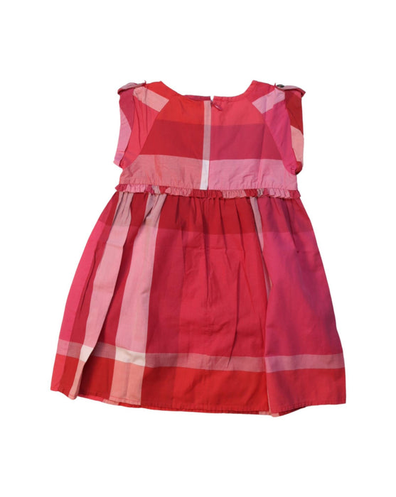 A Multicolour Sleeveless Dresses from Burberry in size 2T for girl. (Back View)