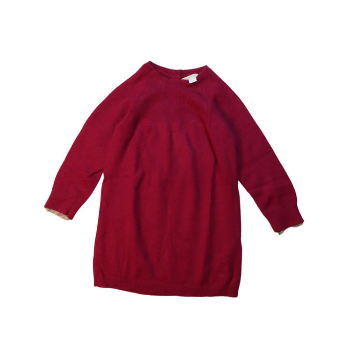 A Red Sweater Dresses from Burberry in size 2T for girl. (Front View)