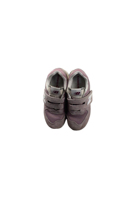 A Pink Sneakers from New Balance in size 6T for girl. (Back View)