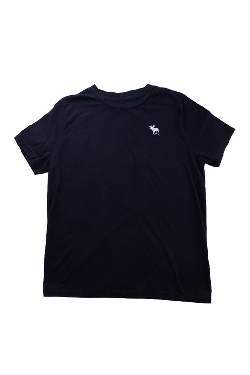 A Navy Short Sleeve T Shirts from Abercrombie & Fitch in size 11Y for boy. (Front View)