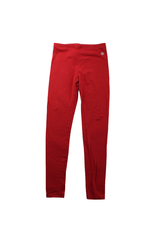 A Red Leggings from Petit Bateau in size 6T for girl. (Front View)